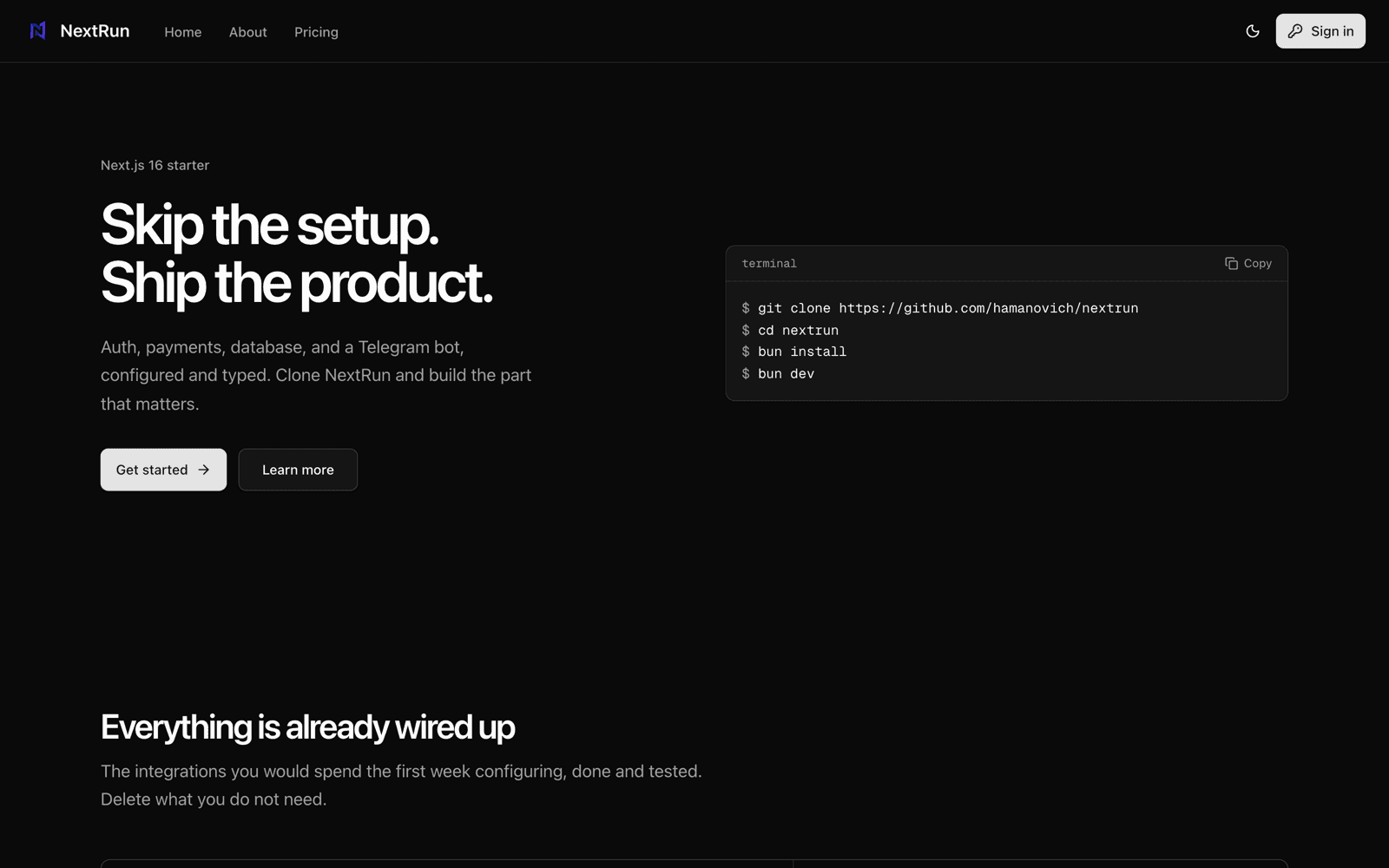 NextRun screenshot