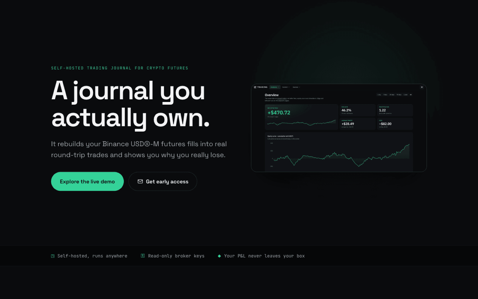 NextScalp Journal screenshot