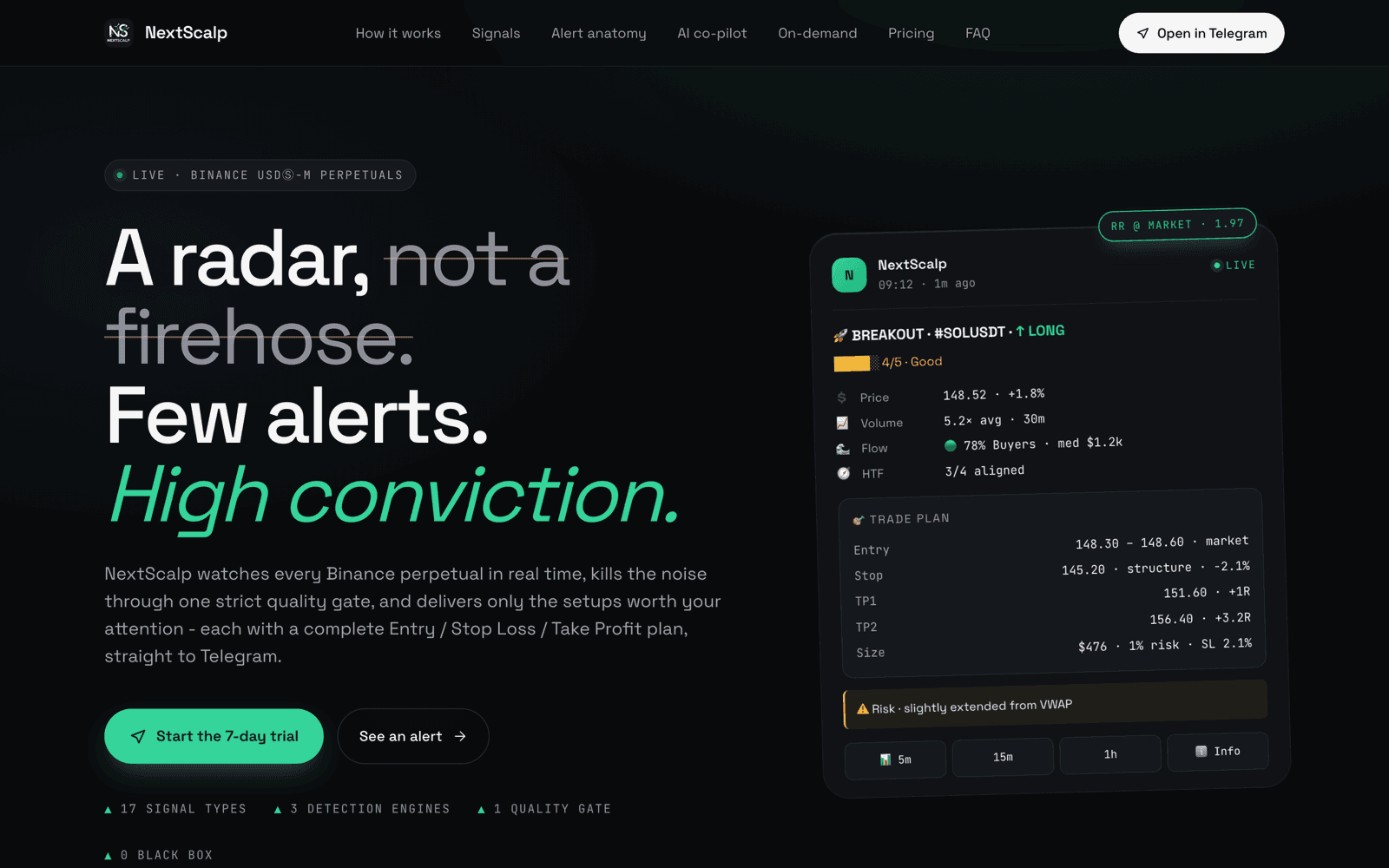 NextScalp screenshot