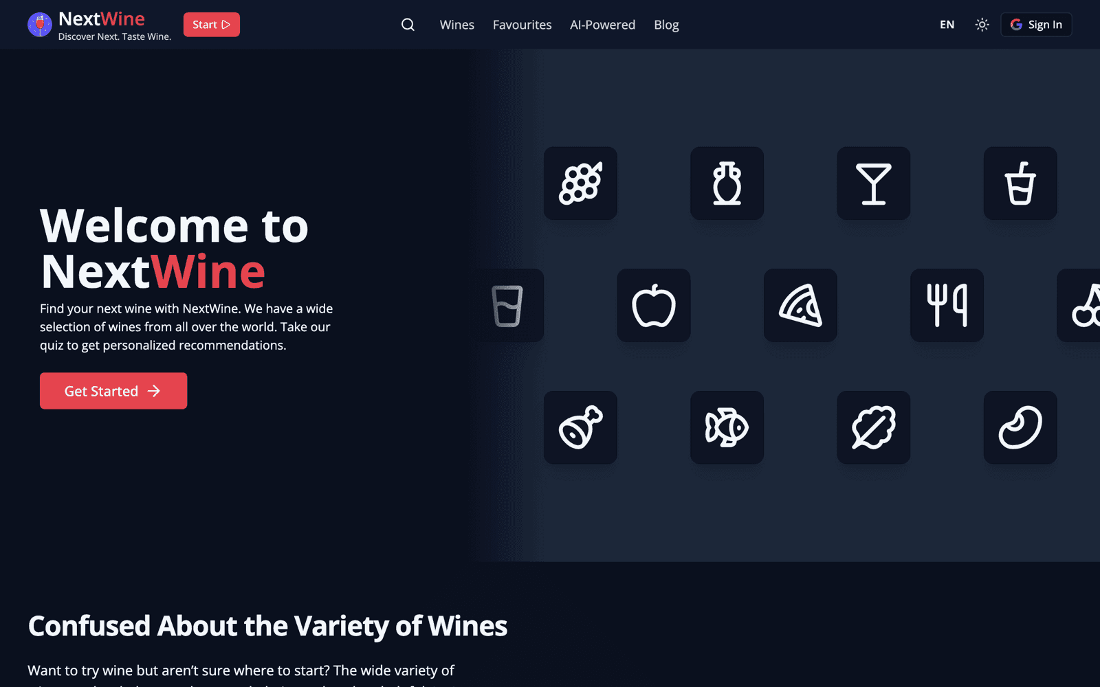 NextWine screenshot